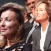 François Hollande, Ségolère Royal et Valérie Trierweiler à Paris, le 22 octobre 2011.