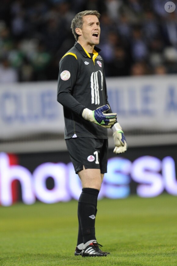 Michael Landreau lors du match AJ Auxerre - Lille OSC à Auxerre le 15 octobre 2011