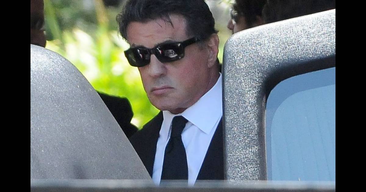 Enterrement de Sage Stallone à Los Angeles, le 21 juillet 2012