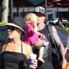 Pink en famille à Malibu, le dimanche 2 septembre 2012.