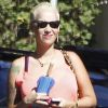 Amber Rose enceinte, à Los Angeles le 2 septembre 2012