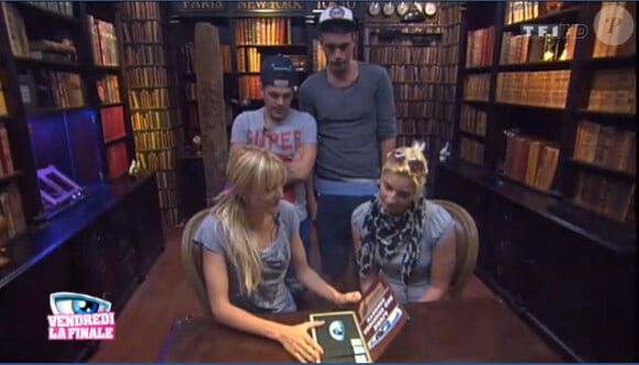 Bibliothèque des secrets dans la quotidienne de Secret Story 6, lundi 3 septembre 2012 sur TF1