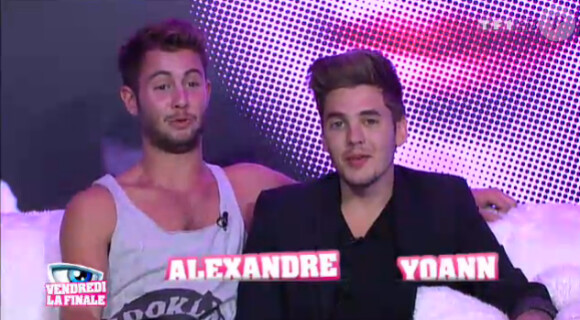 Yoann et Alex dans la quotidienne de Secret Story 6, lundi 3 septembre 2012 sur TF1