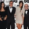 Monica Bellucci et Bianca Brandolini d'Adda, ravissantes muses de Stefano Gabbana et Domenico Dolce lors des GQ Men of the Year Awards. Le 4 septembre 2012.