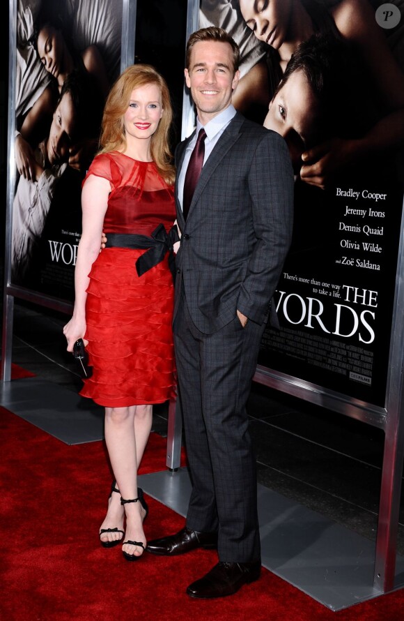 James Van Der Beek and Kimberly Brook lors de l'avant-première de The Word au AcrLight Cinemas de Los Angeles le 4 septembre 2012
