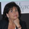 Anne Sinclair pour le lancement de la version française du Huffington Post, à Paris, le 23 janvier 2012.