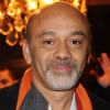 Christian Louboutin lors du cocktail de présentation de Catherine Baba for Gripoix au restaurant Laperouse. Paris, le 3 mars 2012.
