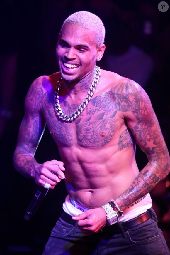 Chris Brown à Cannes le 25 juillet 2012