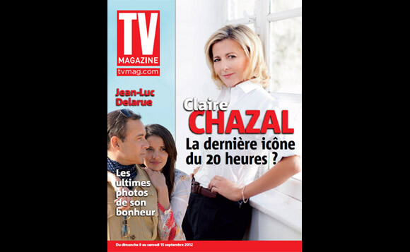 Claire Chazal en couverture de TV Mag