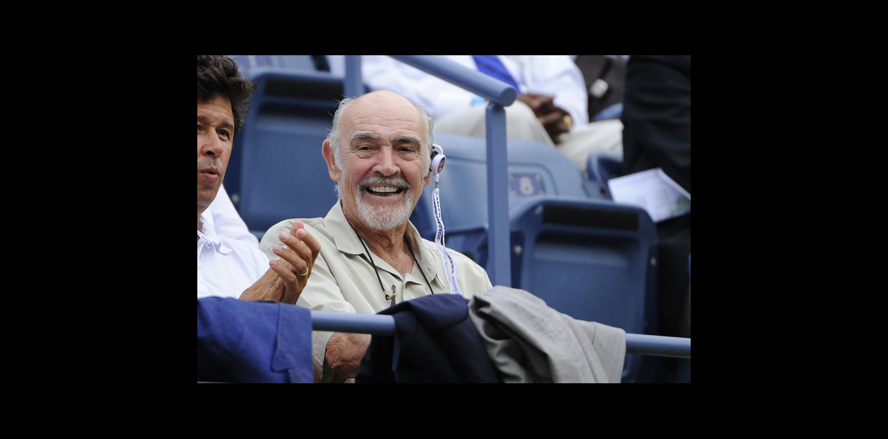 US Open Sean Connery charmeur et Kristen Wiig charmée devant Novak