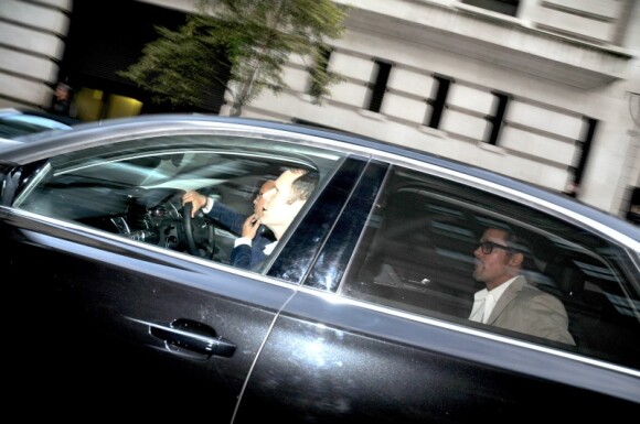 Brad Pitt à Londres le 6 septembre 2012