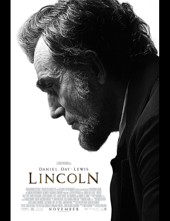 Affiche du film Lincoln de Steven Spielberg avec Daniel Day-Lewis