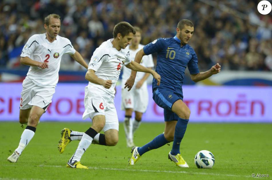 Photo : Des images de France-Biélorussie, au Stade de France, à Paris, le 3 septembre 2010