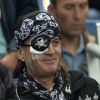 Francis Lalanne, pirate habité et supporter de l'équipe de France le 12 septembre 2012 (Stade de France à Saint-Denis)