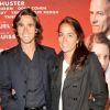 Anouchka Delon et son compagnon Julien Dereins à la première de la pièce Anne Frank au Théâtre Rive Gauche à Paris, le 11 septembre 2012.