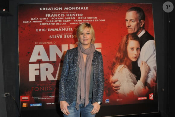 Flavie Flament à la première de la pièce Anne Frank au Théâtre Rive Gauche à Paris, le 11 septembre 2012.