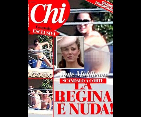 Chi, en kiosques en Italie le 17 septembre 2012 avec Kate Middleton en une