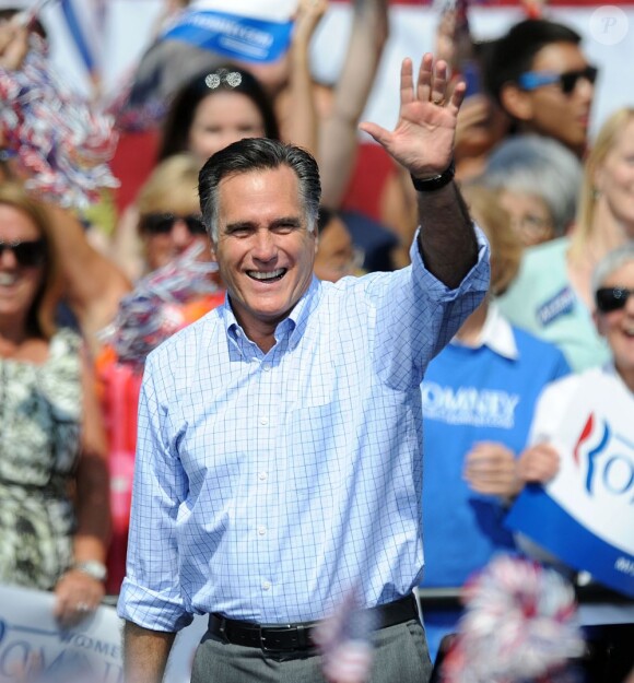 Mitt Romney en meeting à Fairfax, le 13 septembre 2012.