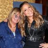 Penny Marshall et Mariah Carey lors de la soirée qui marque la sortie du livre My Mother Was Nuts - A Memoir de Penny Marshall à New York City le 19 septembre 2012