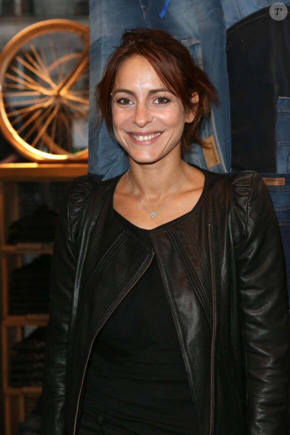 Audrey Dana lors de l'inauguration de la première boutique Bonobo à Paris le 20 septembre 2012