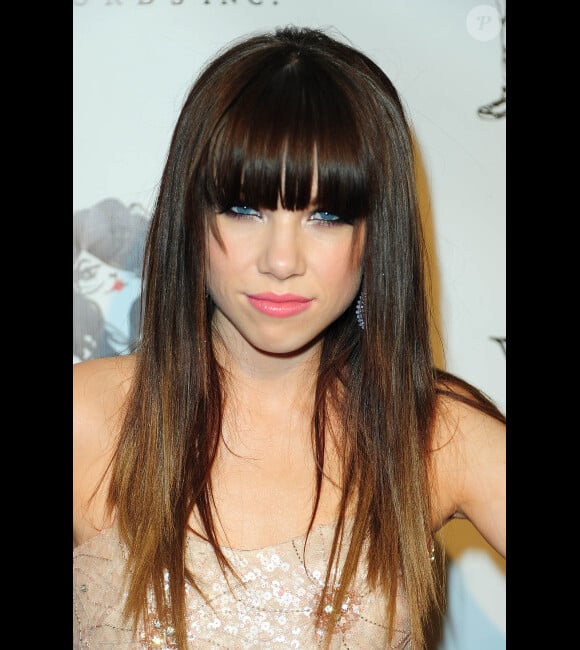 La chanteuse canadienne Carly Rae Jepsen assiste à la soirée de lancement de son album Kiss à Los Angeles, le jeudi 20 septembre 2012.