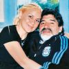 Diego Maradona et Veronica Ojeda en Afrique du Sud le 11 juin 2010