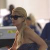 Paris Hilton arrive à l'aéroport LAX de Los Angeles, le vendredi 21 septembre 2012.