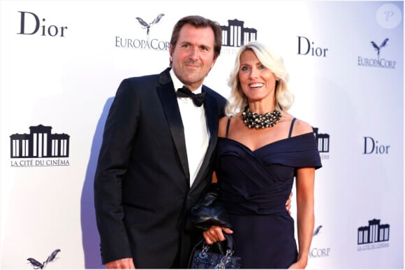 Christophe Lambert et sa femme Marie Sara lors de la soirée d'inauguration de la Cite du Cinéma à Saint Denis le 21 septembre 2012