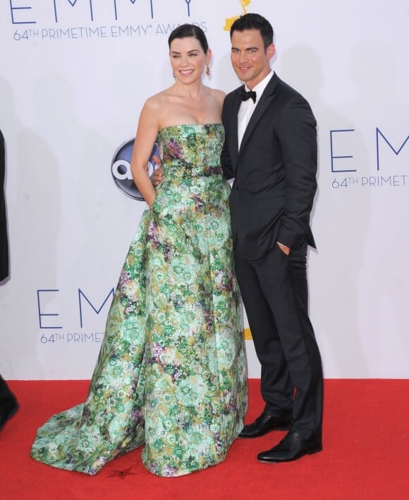 Julianna Margulies et son mari à la 64eme ceremonie des Emmy Awards à Los Angeles, le 23 septembre 2012.