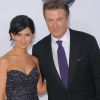 Alec Baldwin et sa femme Hilaria Lynn Thomas à la 64eme ceremonie des Emmy Awards à Los Angeles, le 23 septembre 2012.