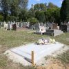 Tombe de Jean-Luc Delarue dans le cimetière de Thiais, inhumé le 24 août 2012