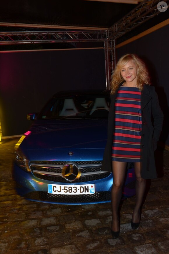 Julie Ferrier à la soirée A-Mazing pour le lancement de la nouvelle Mercedes Classe A au Point Ephémère à Paris le 26 septembre 2012