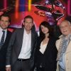 Laurent Laffite, Till Conrad, Zabou Breitman et François Berléand à la soirée A-Mazing pour le lancement de la nouvelle Mercedes Classe A au Point Ephémère à Paris le 26 septembre 2012