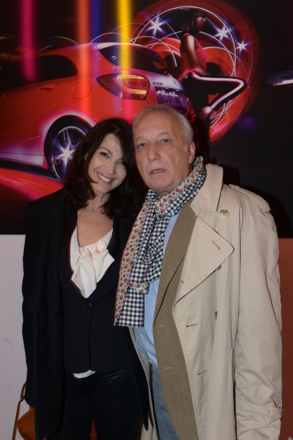 Zabou Breitman et François Berléand à la soirée A-Mazing pour le lancement de la nouvelle Mercedes Classe A au Point Ephémère à Paris le 26 septembre 2012