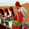 Épreuve en équipe au Maroc dans le 6e épisode de Masterchef, jeudi 27 septembre 2012 sur TF1 - L'équipe rouge en pleine action
