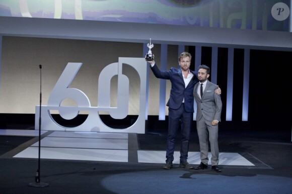 Ewan McGregor a reçu le prix Donostia au festival de San Sebastian, le 27 septembre 2012.