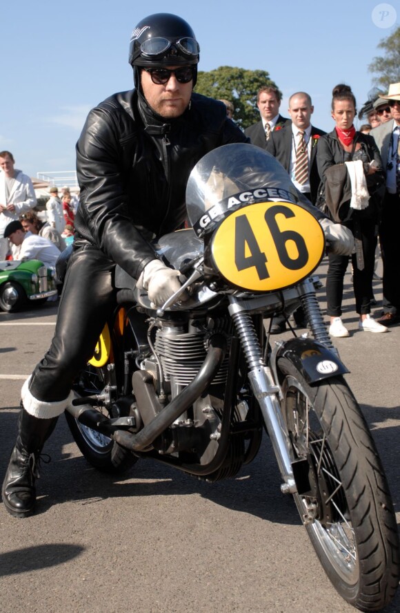 Ewan McGregor à moto en septembre 2012.