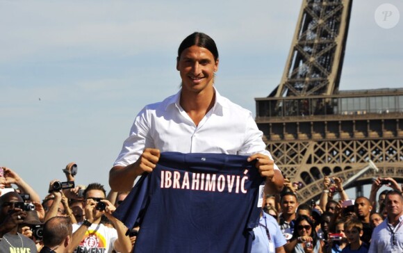 Zlatan Ibrahimovic au Trocadéro le 18 juillet 2012 à Paris