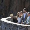 Le prince Felipe et la princesse Letizia d'Espagne en visite sur l'île de La Gomera, dans les Canaries, le 27 septembre 2012 à l'occasion de la Journée mondiale du tourisme.