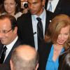 Le président François Hollande et Valérie Trierweiler à New York, le 25 septembre 2012.