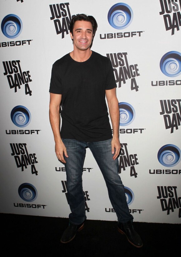Gilles Marini célébrant la sortie du jeu vidéo Just Dance 4, à Los Angeles, le 2 octobre 2012.
