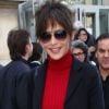 Sophie Marceau assistait au défilé Agnès B. printemps-été 2013 au musée du Jeu de Paume. Paris, le 2 octobre 2013.