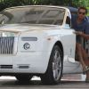 Scott Disick et Rob Kardashian vont faire un tour de Rolls Royce à Miami, le 3 octobre 2012.