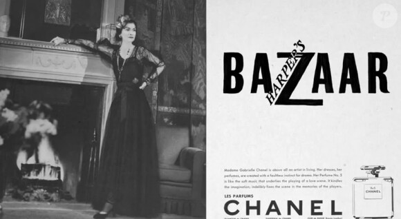 Coco Chanel, première ambassadrice de son parfum. Image extraite de Inside Chanel : La Légende N°5