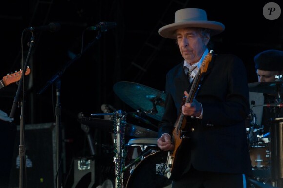 Bob Dylan en concert dans le Kent, le 30 juin 2012.