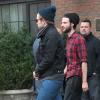 Robert Pattinson quitte son hôtel à New York le 8 octobre 2012