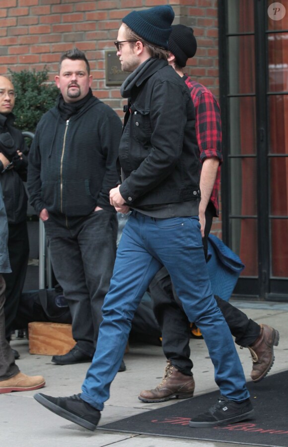 Robert Pattinson à New York le 8 octobre 2012