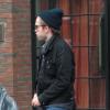Robert Pattinson quitte son hôtel à New York le 8 octobre 2012