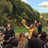 De nombreux invités avaient fait le déplacement au mariage d'Amber Tamblyn et David Cross, le samedi 6 octobre.