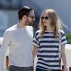 Kate Bosworth et Michael Polish, deux touristes amoureux sur la promenade Bondi to Bronte à Sydney. Le 10 octobre 2012.